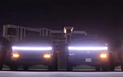 Tesla video shows a special holiday ‘Cyber Rave’ with eight Cybertrucks