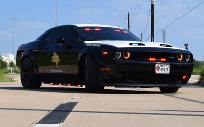 This 1,080HP modified Dodge Challenger SRT Hellcat Redeye went from outrunning the cops to being driven by them after being seized by Texas DPS