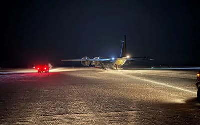 New Zealand Air Force pulled off a heroic rescue of 3 Americans from Antarctica's McMurdo Station