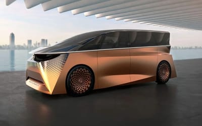 Nissan has built the ultimate luxury vehicle packed with futuristic details that looks like it's levitating over the ground