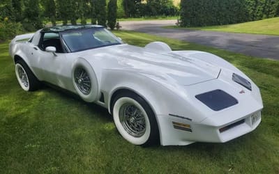 This 1982 Chevrolet corvette Coupe 2D is fairly absurd, unless you want to look like a Bond villain