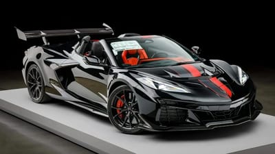 Corvette ZR1X convertible with a $219,595 MSRP sells for almost double its starting price after driving for just 5 miles