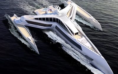 Step into the future with this captivating 342ft Star Wars-inspired superyacht