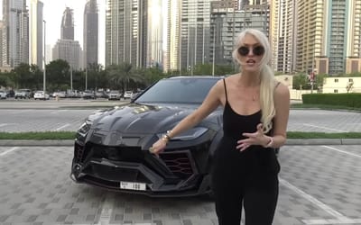 This Lamborghini Urus Mansory edition has a license plate that costs just as much as the car