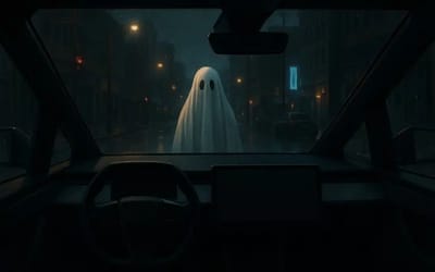 Ohio Tesla Cybertruck driver shocked after catching 'ghost' on his dashcam
