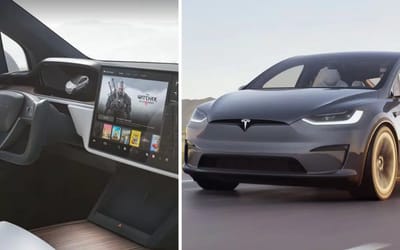 Tesla Model X owner decided against minimalism with a brilliant but strange mod