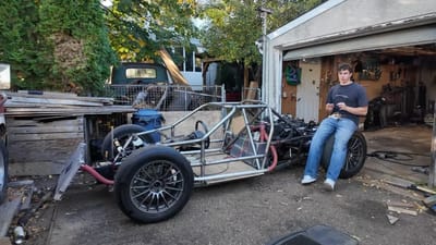 Canada man builds custom V8 race car in garage with zero experience and reveals the final result