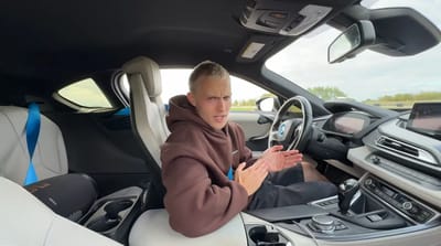 Man pushes BMW i8 to its absolute limits during an extreme 'full send' durability test