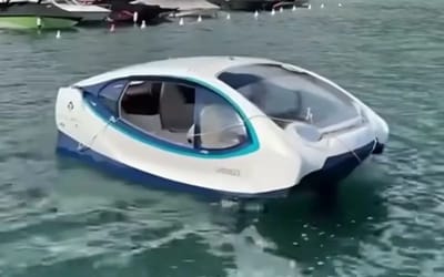 This flying water taxi is the electric boat that makes zero waves and zero noise