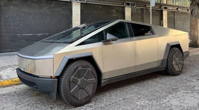 Man who was one of the first to pay the deposit for a Tesla Cybertruck shared what surprised him most after seeing it in person