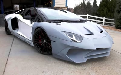 Colorado man created the world's only 3D-printed Lamborghini in his backyard with just a $20,000 budget