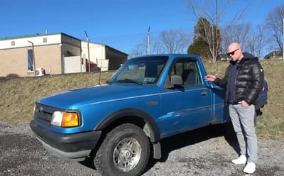 Man finds out what happens if you fill up a Ford pick-up truck with vodka instead of gas