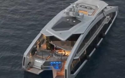 Boat dealer's discovery of ‘spaceship on water’ yacht goes viral worldwide
