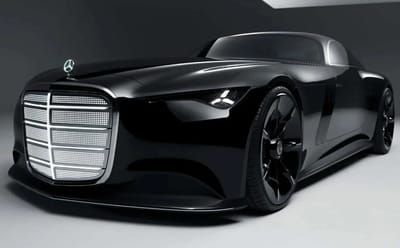 New Mercedes-Benz Vision Iconic looks like a Batmobile from the future