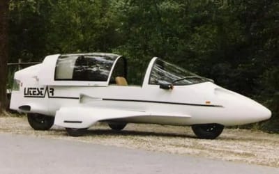 This plane-shaped motorcycle car from the 1980s is possibly the strangest vehicle ever