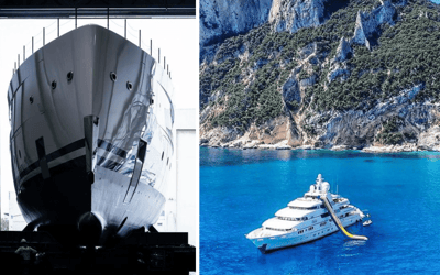 New 269-foot superyacht comes with its own pizza oven and outdoor cinema