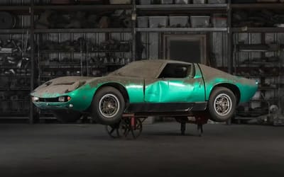 Three ultra-rare Lamborghini Miuras found in a California junkyard could fetch millions