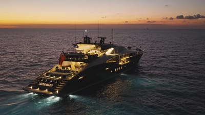 Billionaire built a 10,500HP carbon fiber superyacht so he can have his lunch and dinner in different places using the 'Concorde of the sea'