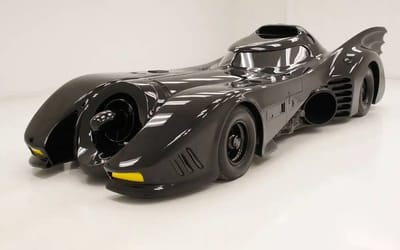 Tim Burton’s Batmobile is for sale, and it costs the same as a Bugatti Veyron