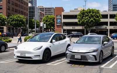 The gap between the monthly cost of charging a Tesla Model Y vs filling a Toyota Camry in the US is very surprising
