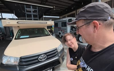 Couple bought their dream truck to live in full time and travel the world with without even seeing the vehicle in person first