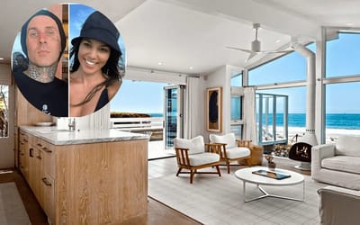 Travis Barker and Kourtney Kardashian’s $14m beach home is the stuff of dreams