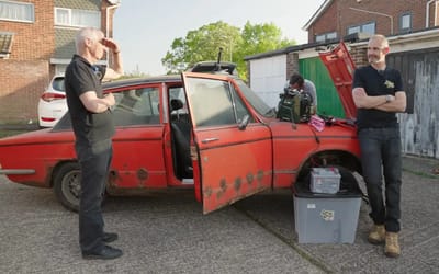 YouTuber finds a legendary British sports saloon frozen in time for 35 years