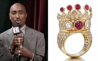 Tupac Shakur’s iconic ring sells at auction for three times its estimate