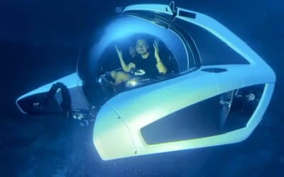 We jumped in the world’s first supercar submarine and dived a mind-blowing 100 meters underwater