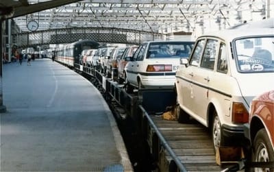 This 1960s Motorail service allowed passengers to travel in style then drive their own car away