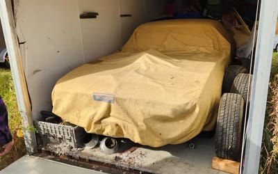 Abandoned Illinois trailer sealed since the 1990s is opened to reveal an ultra-rare muscle car sitting inside