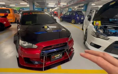 An underground parking garage became the most chaotic car meet on Earth with 1,000 cars and 30,000 fans