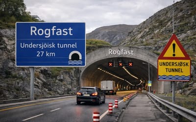 World's longest underwater road will cost $2,400,000,000 and reach 1,286 feet below sea level