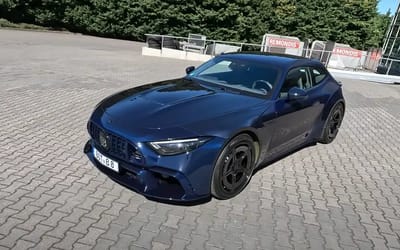 $70,000 will get you some paint on this Brabus Rocket GTS Deep Blue, the entire car costs so much more