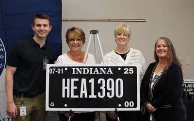 Indiana drivers are now clambering to get a specific type of license plate
