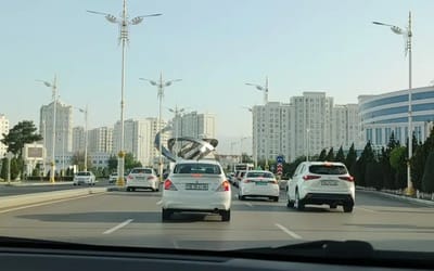 The country where you can only drive white cars as all other colors are banned