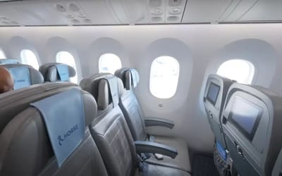 Man flies from New York to London on cheapest flight for just $129 to see what it's like