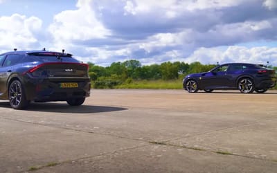 Ferrari Purosangue faces Kia EV6 GT in drag race and it doesn't go how you'd expect