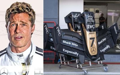 Brad Pitt will be driving an F1 car at Silverstone this weekend