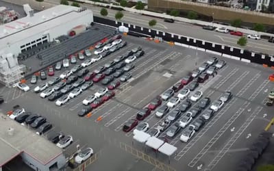 Drone footage from Tesla Fremont Factory may have just provided a huge new sighting