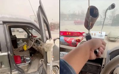 Viewers ‘will never complain about their van again’ after seeing viral clip