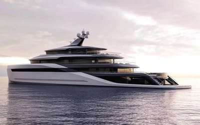 New superyacht concept is planned to be a sailing wellness resort