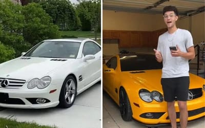 Man shares how he turned ‘beat-up’ Mercedes SL550 into a ‘supercar’