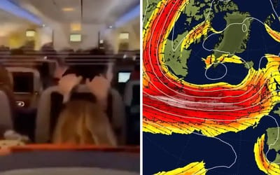 Video shows inside commercial plane that accidentally flew faster than the speed of sound