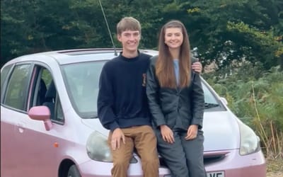 Viral famous trainspotting enthusiast committed to restoring pink Honda Jazz he bought for his girlfriend
