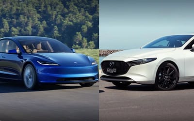 Vegas husband and wife drive 2,200 miles in Tesla Model 3 and Mazda gas car to find out which is cheaper