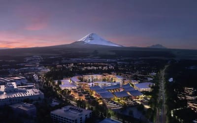 Futuristic $10 billion driverless city by active Japanese volcano near completion