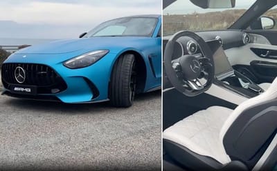 Brand new 2024 Mercedes AMG GT has one very interesting feature