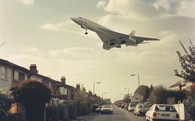 2003 footage shows how extraordinary it was to live near London Heathrow Airport as Concorde took off