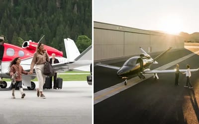 Family constantly on the move use a Vision Jet instead of a minivan to get around